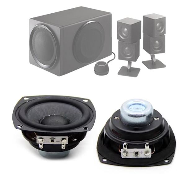 2,5 tums 66 mm bärbar ljudhögtalare 4 ohm 25 w full range-högtalare