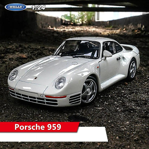 Welly 1:24 Porsche 911 Gt3 Rs Blå Bil Legetøjsbil Model Simulering Bil Dekoration Samling Gave Legetøj Støbt Model Dreng Legetøj 95914