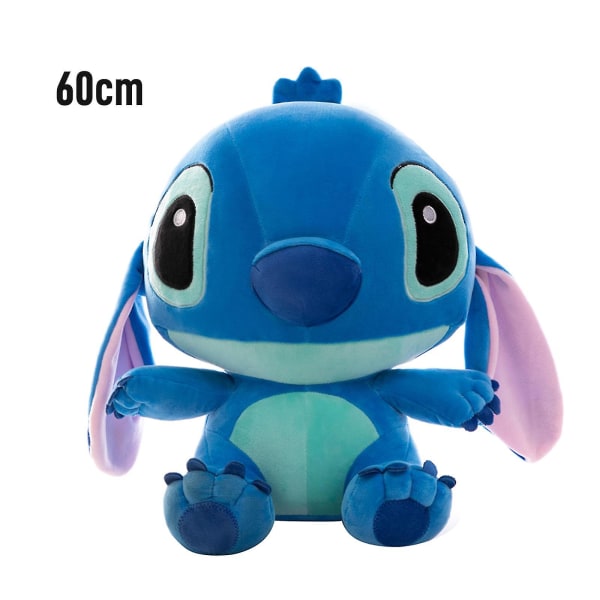 Stitch Dukke Lilo Stitch Angel Plys Legetøj Teddy Børn Fødselsdag Gave Comfortcouple Modeller Stitch Dukke Kludedukke Fødselsdag Gave blue 60cm