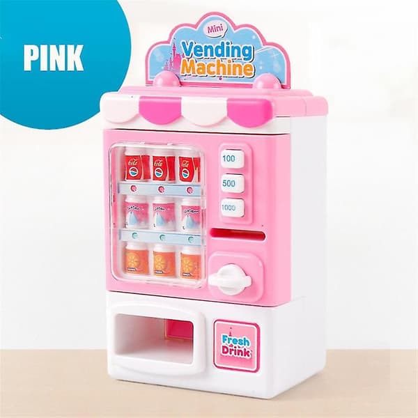 Børnelegetøj Vending Machine Drikkevare Maskine Simulation Hjem Shopping Sæt Legetøj
