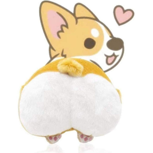 Pehmolelut Pentu Söpö Corgi Peppu Niskatuki Tyyny Matkatyyny Lemmikkityynyt Täytetyt Lelut Lahjat  (hs)