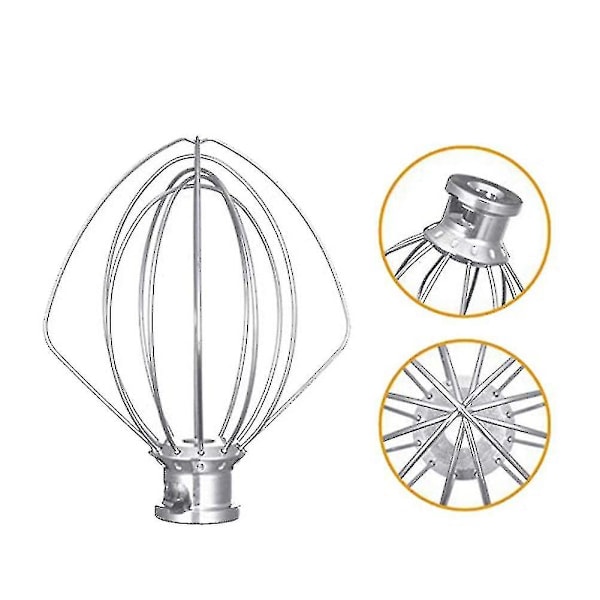 Rustfrit stålpiskeris 5k452ww til Kitchenaid køkkenmaskine