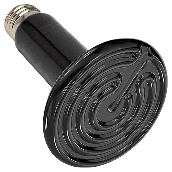 200W 220V Reptil Varmelampe, Infrarød Vandtæt Keramisk Varmelampe E27 Lampholder Keramisk Opvarmning