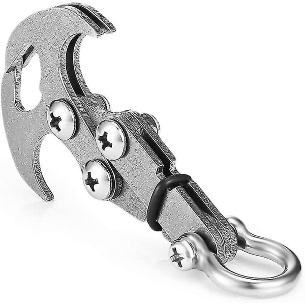 Yaju utomhusklättring rostfritt stål hopfällbar krok gravitation grepp grappling utomhus grappling klättring klo räddning Edc gadget överlevnad multiverktyg present (