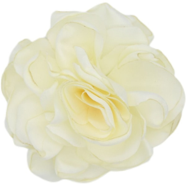 Stoff Stor Rose Blomst Brosje Blomster Brosje GRÅ grå grey
