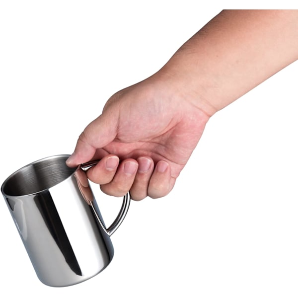 13,5oz/400ml Camping Mug Kaffe Mugg Kopp Dubbelväggig Rostfritt Stål Drickmugg med Lock för Hemma Kontor Camping Picknick