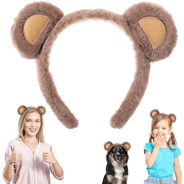 Animals Headband, Animal Costume Christmas Cute Animals Ear Hoop Accessories New Year Headwear for Kids and Adults
