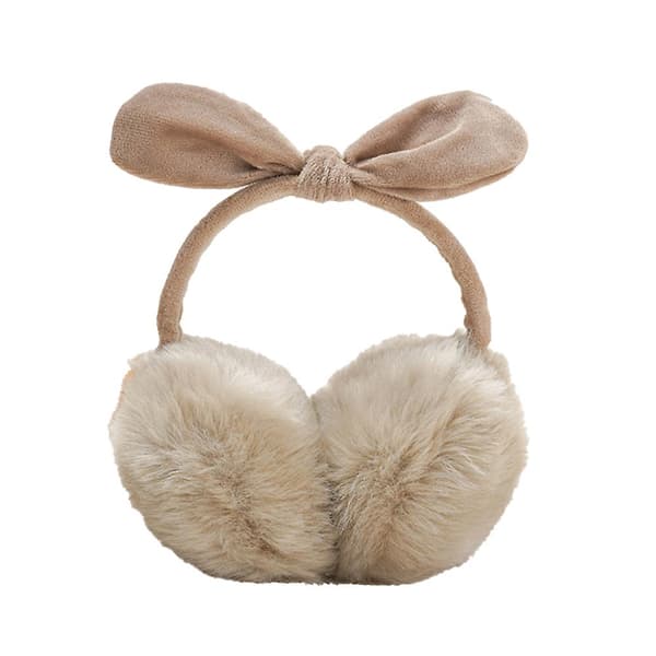 Love Bow-tie Design Öronmuffar Kaninöron Varm Vinter Öronmuffar khaki