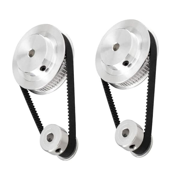 2 sæt 2GT synkrone hjul 20 60 tænder boring aluminium timing remskive Gt2 timing remskive system