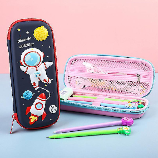 Pencil Case Kawaii Astronaut Estojo Escolar 3d Pencil Cases För Flickor Trousse Scolaire Skolartiklar Astuccio Pennfodral 15
