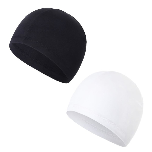 2 Pcs Cap Sweat Wicking Helmet Liner Breathable Cycling Beanie Running Sports Hat Cooling Head Wraps