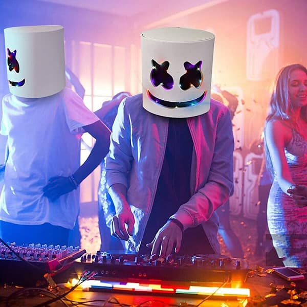 Marshmello DJ Naamio Halloween Cosplay Naamio