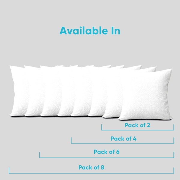 Deluxe 18\" x 18\" (45cm x 45cm) premium maskintvättbar ihålig fiberfyllning med inre stoppning för extra studsande stöd C