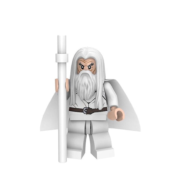 8 stk. Ringenes Herre Actionfigurer Byggeklodser Legetøjs Sæt Samleobjekt 1,77 Tommer Arwen Boromir Elvere Aragorn Minifigurer Byggesæt