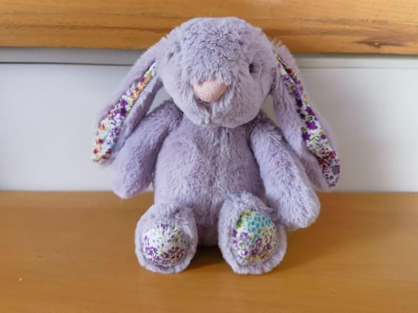 Lasten lelu Blossom Bunny Rabbit pehmolelu Purple