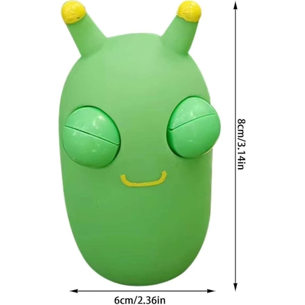 Squishy Squeeze Toy, Stress Squeeze Toy för vuxna, Växtbaserade insekter, Squeeze Toy, Stressboll, Squeeze Toys