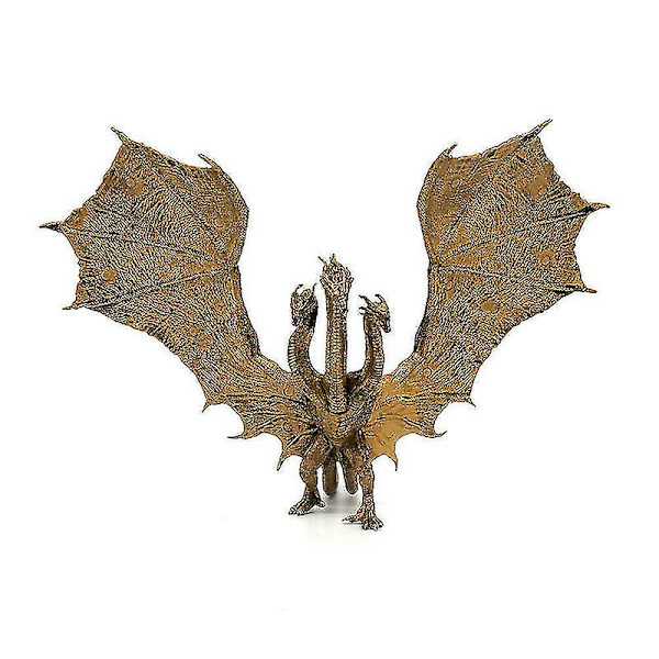 Godzilla 6stk Pakke Kongen av monstrene 5 leketøymodellsett gave Ghidorah Mothra