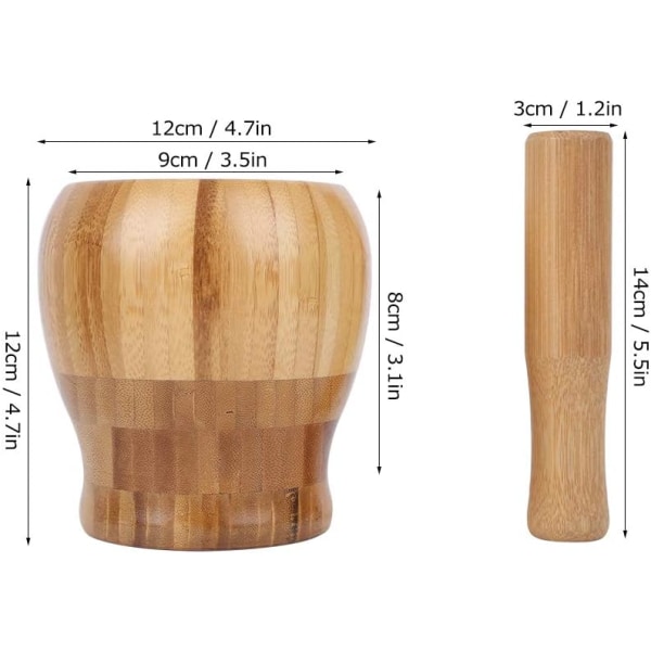 Käsintehty puinen manuaalinen valkosipulipuristin inkivääri valkosipulisekoitin muussauskulho Manuaalinen Smasher keittiötyökalu