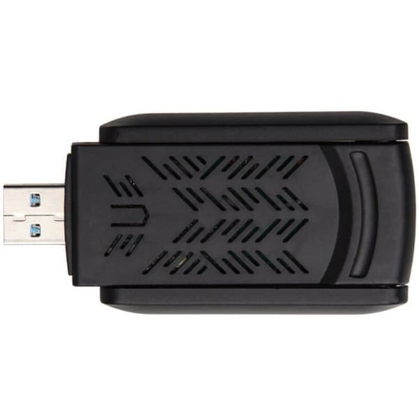 AC1300 Mbps USB 3.0 WiFi-adapter, Dual Band 2.4G/5GHz, kompatibel med Windows og Mac OS X (sort)