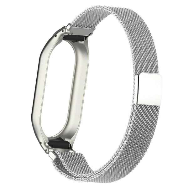 Milanese Loop Metal Armband Xiaomi Smart Band 8 Silver