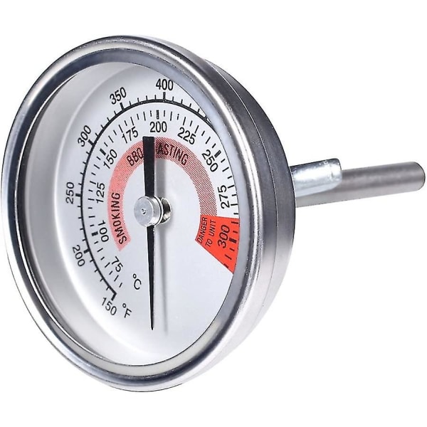 57mm Bimetallisk termometer 300c 600f Vit (hy)