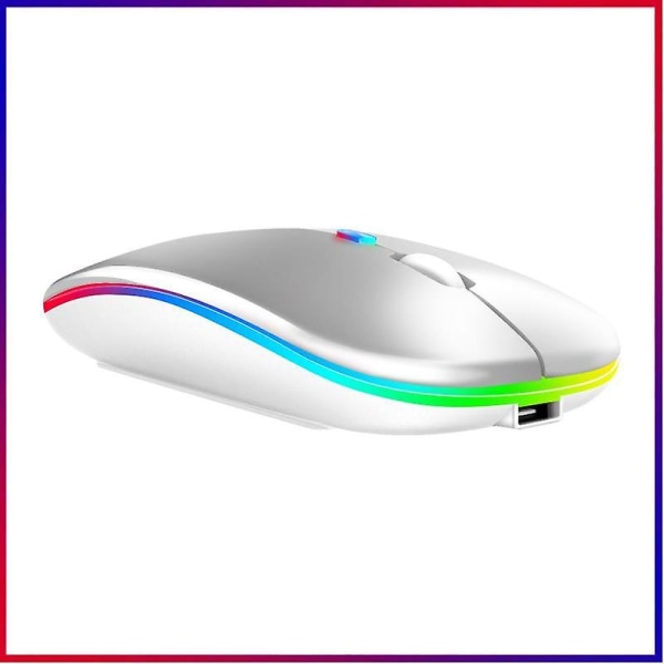 Silent Wireless Mouse 2.4ghz Overwatch Mice Mouse Gamer Rgb Mouse Portable Wireless Mouse For Laptop Gaming Mouse