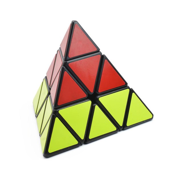 Pyramid Speed ​​Cube, 3x3x3 Pyramid Speed ​​Cube Triangle Cube Puslespil Magic Cube C