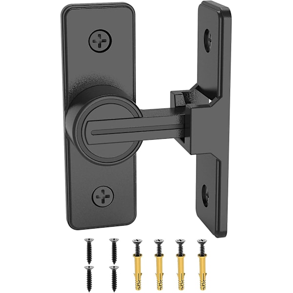 Skydedørslåse og -låse til låger i hardware, 90 graders vinkelret ...