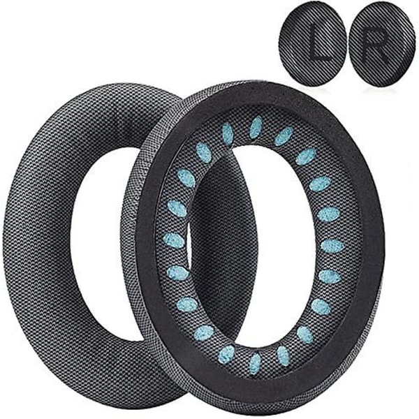 Erstatningsstof ørepuder, der er kompatible med Bose Quietcomfort 45 (qc45) Qc35 Ii trådløse støjreducerende over-ear hovedtelefoner Dark Grey1