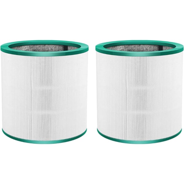 2 STK erstatningsluftrenserfiltre Skærmventilator HEPA-filter BP01 Kompatibel til Dyson TP00/02/03/AM11-rensertilbehør