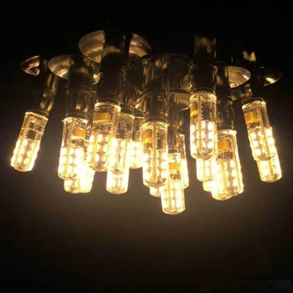 GY6.35 LED-pærer AC/DC 12V Bi-pin Erstatning halogen dæmpbar