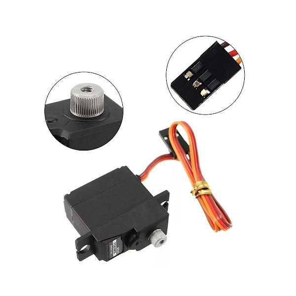 18g 3,5 kg metallväxel digital servo och servoarm -1181mg för 144001 144007 124007 124019 Rc biluppgradering