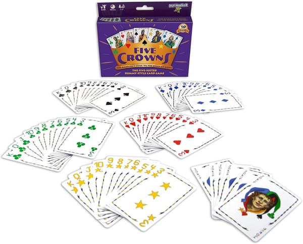 Five Crowns | Perhekorttipelit | Perhematkapelit | Perhekorttipelit matkalle | Ikä 8+