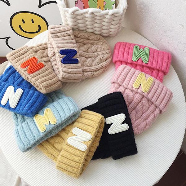 Strikkede hatte Cartoon Twist uldhatte til drenge og piger baby pullover hatte alder 3-10 Style1 style3