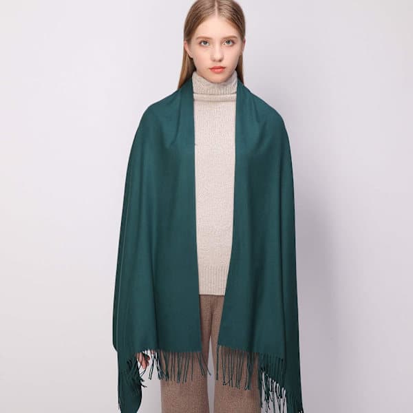 Skjerf til dame Pashmina sjal og omslag til bryllup Skjerf til dame Vinter Rød Red