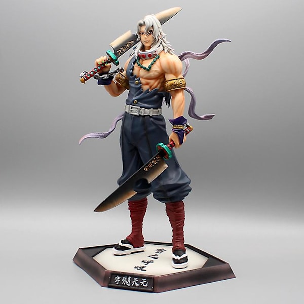 Demon Slayer Uzui Tengen Anime-hahmo Gk Hashibira Inosuke Douma-figuuri Kimetsu No Yaiba -malli Pvc-patsas Keräilylelu Lahja No Box Kokushibo