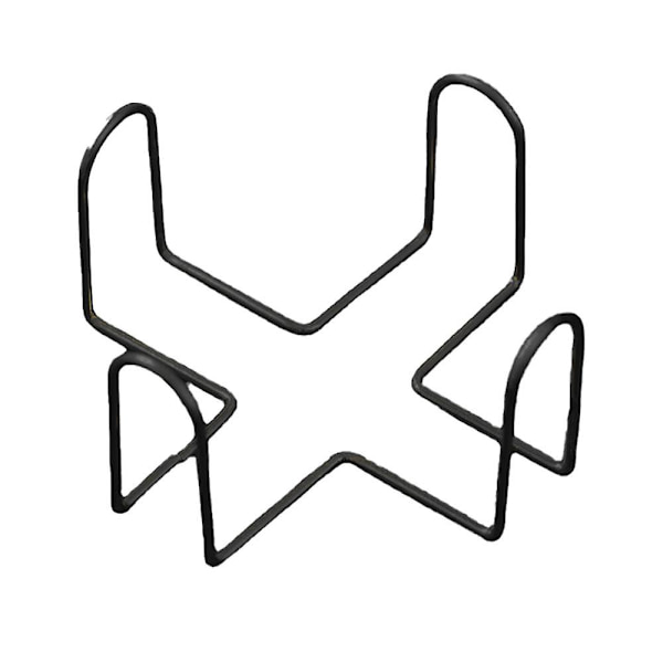 Coaster Holder Metal Holder Opbevaring Til Runde Og Firkantede Coaster, Sort