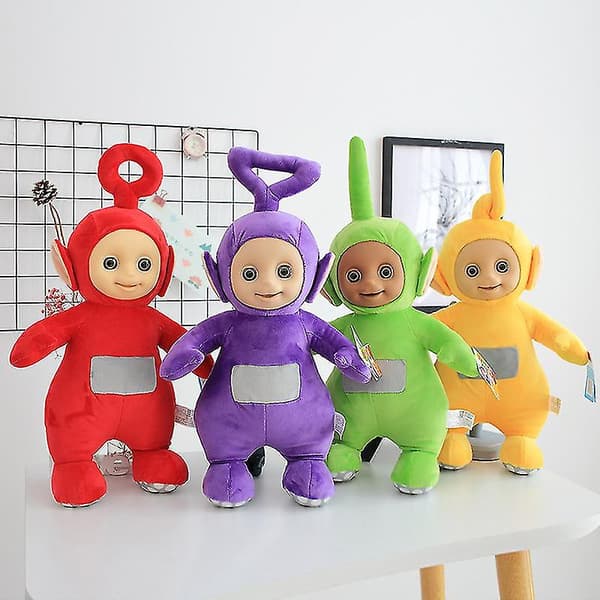 Teletubbies Plyschleksak Sovande Komfortdocka Barn Tidig Utbildning Present 50cm Yellow