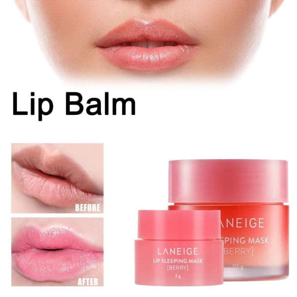 LANEIGE Læbe Sovemaske EX Berry Lip Care Moisture Treatment pinkB 20g