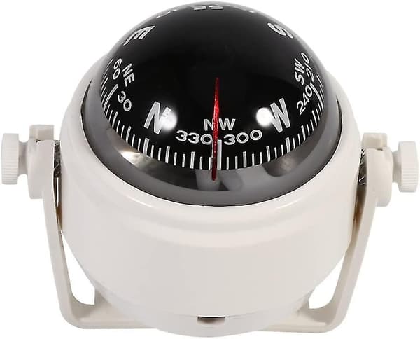 Multifunktionelt justerbart kompas Rejse navigationskompas Dash Mount til bil Hav Marine både Hy
