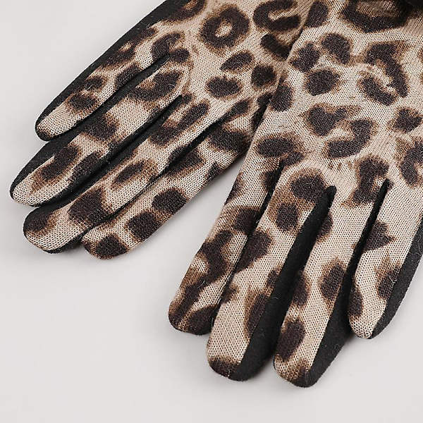 Vinterhandsker til mænd og kvinder - Touchscreen-handsker til kvinder - Varme termiske handsker - Skridsikkert greb - Strækbart materiale-khaki-wei