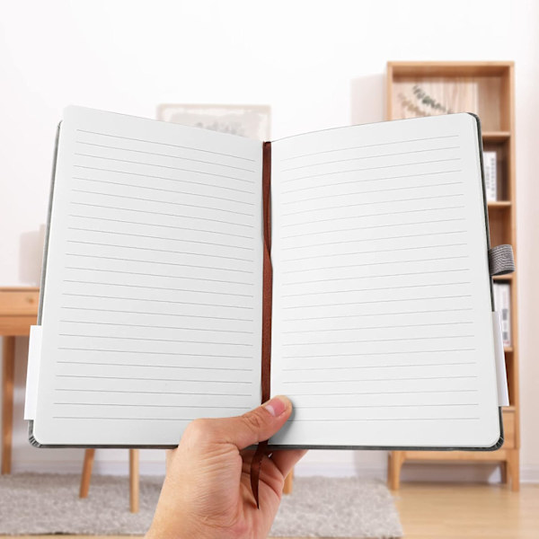A5 Notatbok, Notatbok A5 Notatbok Notatblokk Journal Notatbok A5 Notatblokk PU Lær Notatbok for Kontor Skole Hjem Forretning Skriving & Notater