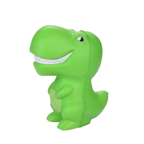 Squishies Grön Dinosaurie Doftande Långsamt Stigande Kläm Leksaker Stressavlastande Leksaker
