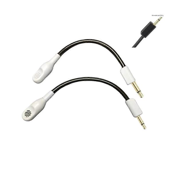 Mikrofon til BlackShark V2/V2 Pro Gaming Headset 3.5mm Mikrofon Boom Black