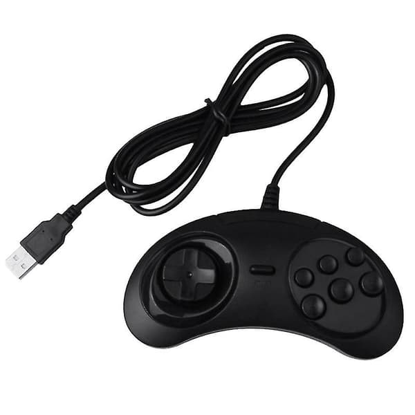 Usb Gamepad Spillkontroller 6 Knapper For Usb Spill Joystick Holder For Pc Drive Gamepads Hy