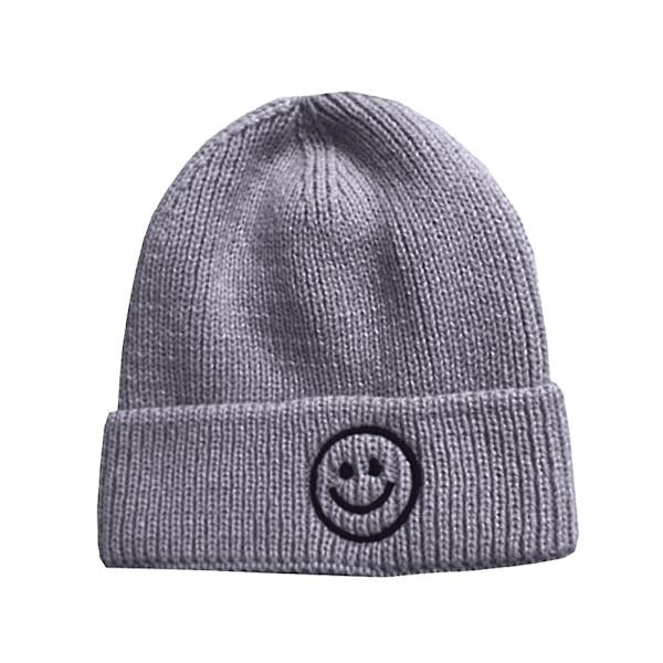 Baby Candy Color Børns Smiley Face Varm Hat Aldre 0-3 Style1 style1