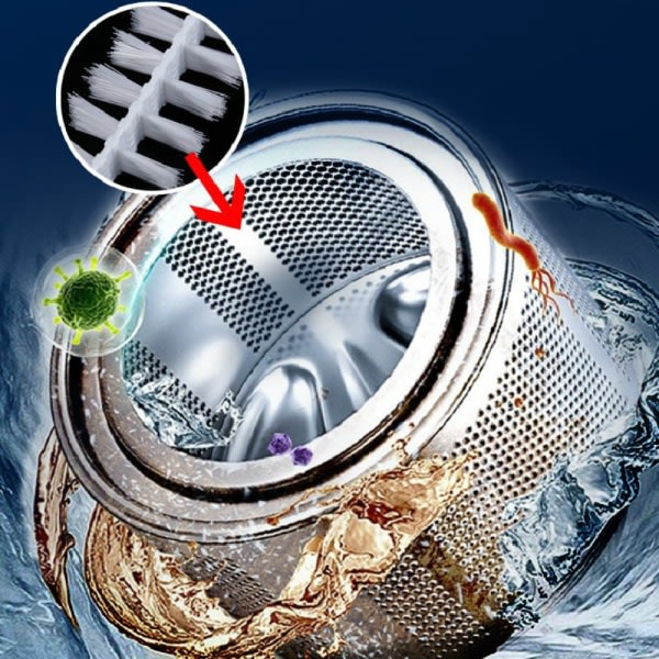 2 stk Vaskemaskine Rengøringsbørste Støvfjernelse Mycete Rengøring
