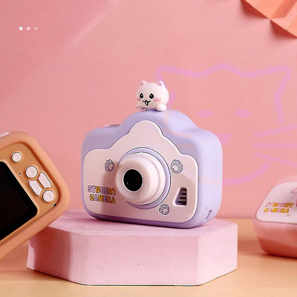Lasten kamera 1080p Selfie Minikamera, HD Digitaalinen videokamera taaperoille Blue