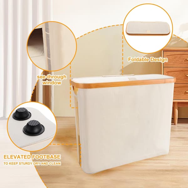 Toiletpapirholder, til op til 12 mega ruller, 43,5 x 14,5 x 3 (hvid)