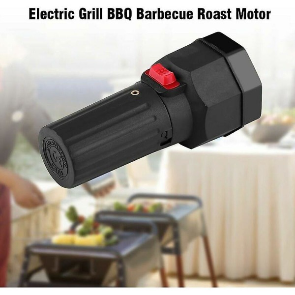 Elektrisk grill med batterimotor sort